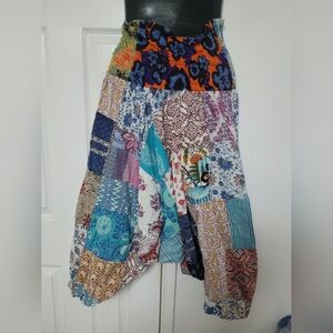Colorful Patchwork Pants